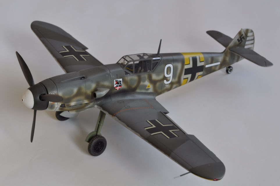 HASEGAWA 1/48 Bf109F-4 colonel Hans Philipp of 6./JG54 in July, 1941 Russia