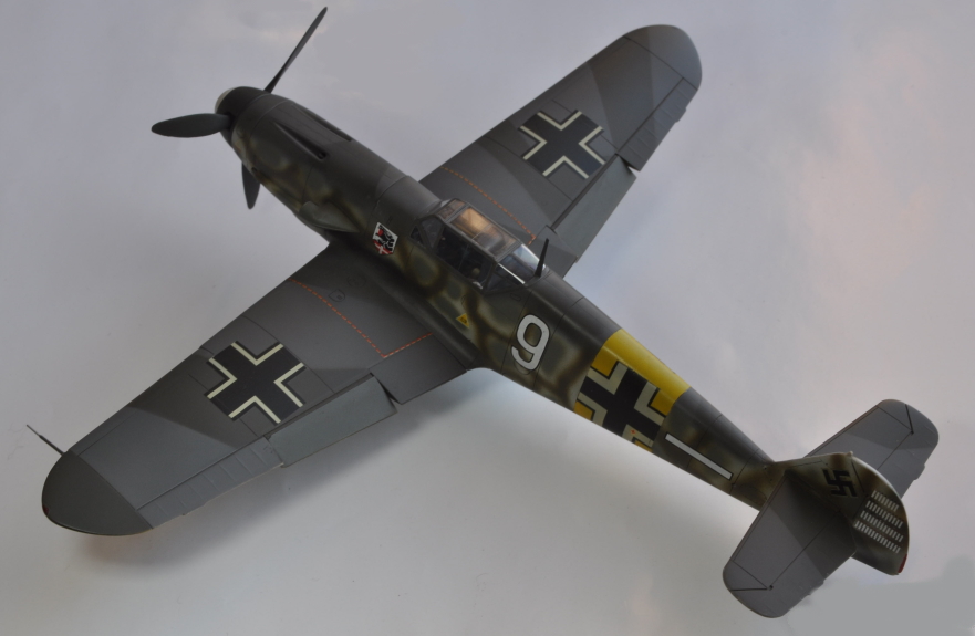 HASEGAWA 1/48 Bf109F-4 colonel Hans Philipp of 6./JG54 in July, 1941 Russia