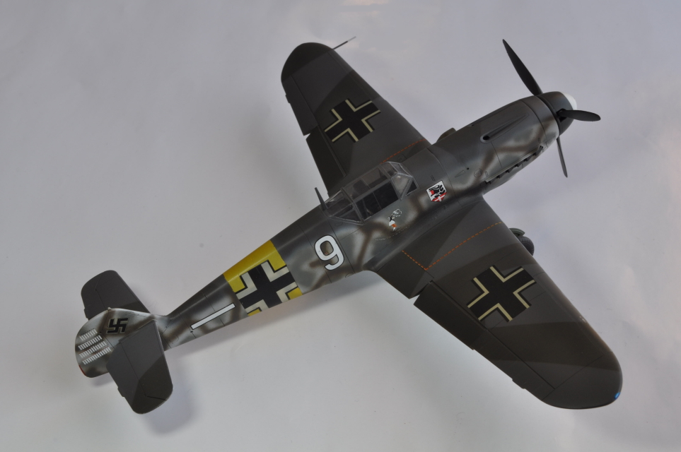 HASEGAWA 1/48 Bf109F-4 colonel Hans Philipp of 6./JG54 in July, 1941 Russia