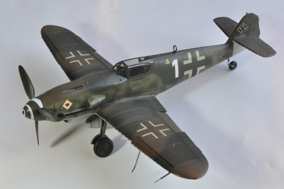 FUJIMI 1/48 Bf109K assigned for Menzel of 9./JG77 Neuruppen Germany in November, 1944