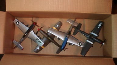 U.S Aircraft models in the box