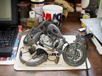 Broken Military bike model